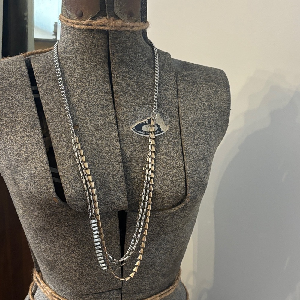 Stella & Dot Sutton mixed metal necklace